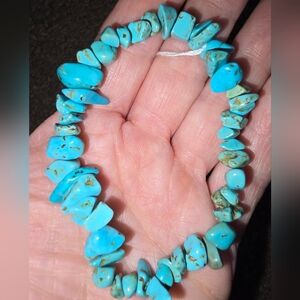 Turquoise Chip Bracelet